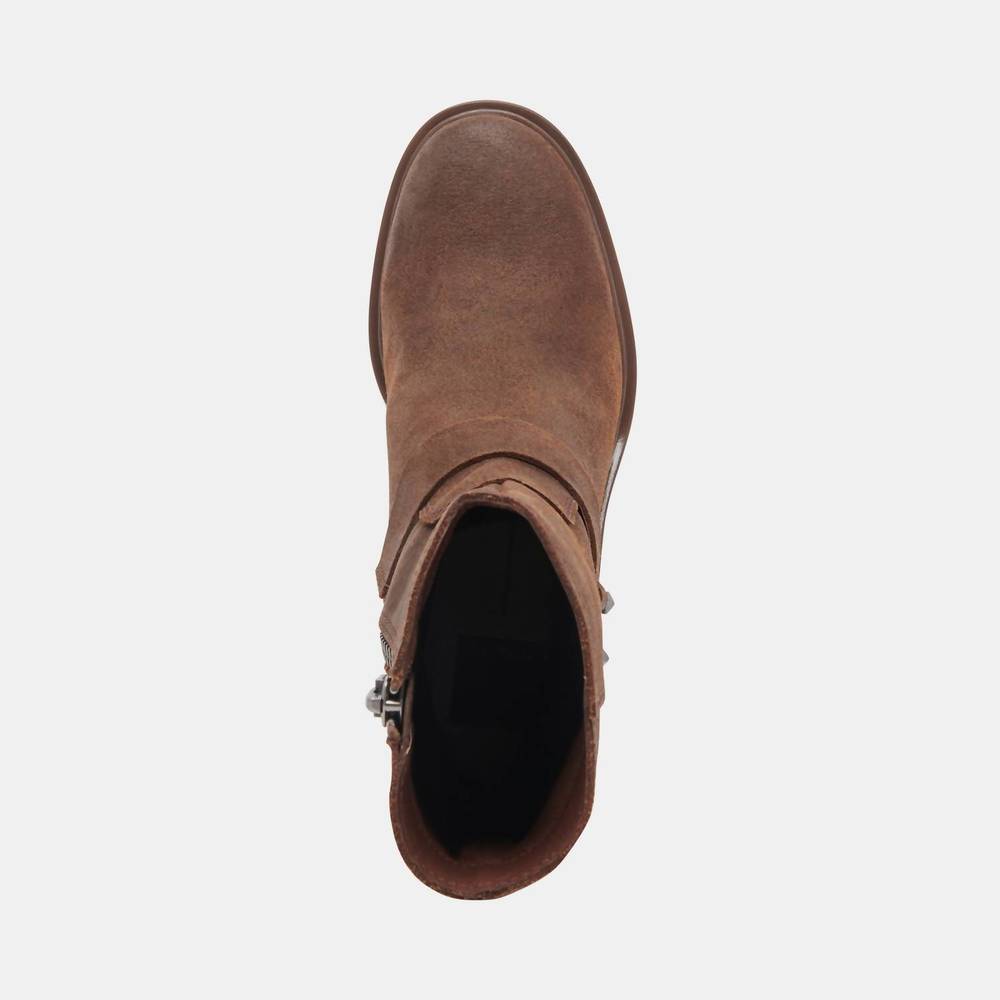 NEW DOLCE VITA women's camros boots in cocoa suede - Picture 7 of 8